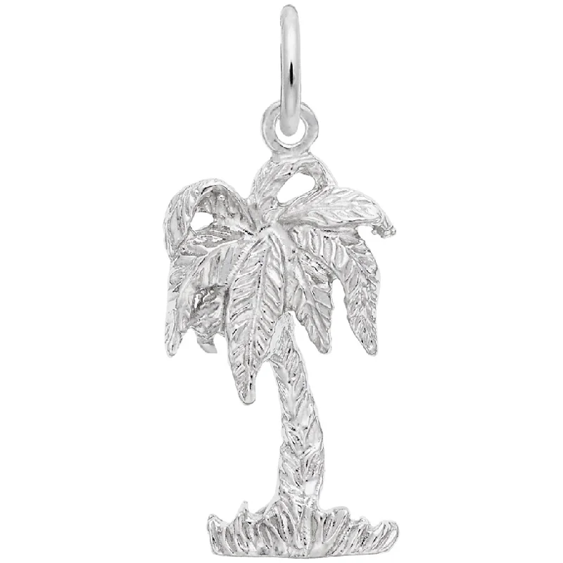 Limited-Time Offer On Elegant Jewelry Pieces Sterling Silver Palm Tree Charm