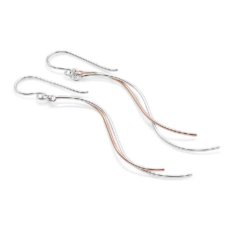 Fashion-Forward Geometric Jewelry For Contemporary Style Summer Wave Earrings