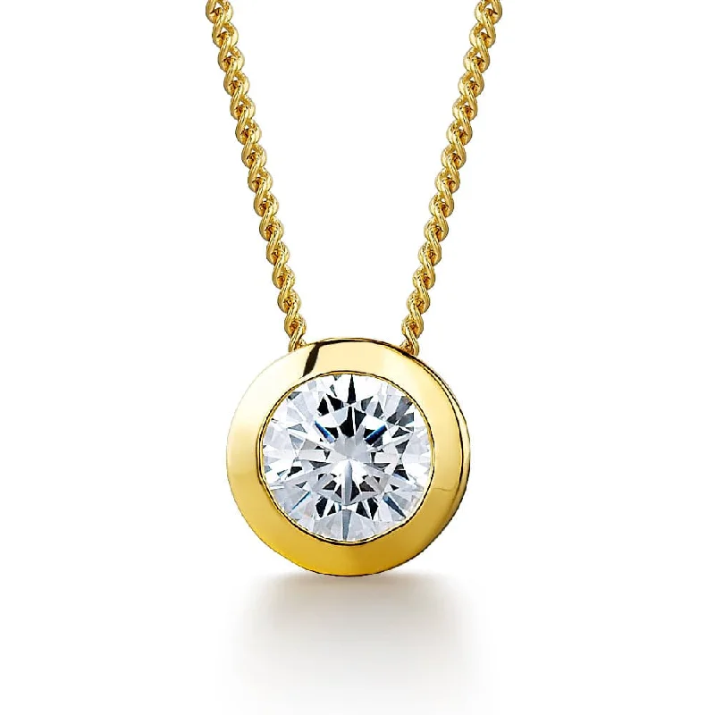 Upgrade Your Jewelry Collection For Less Surrounded Solitaire Pendant