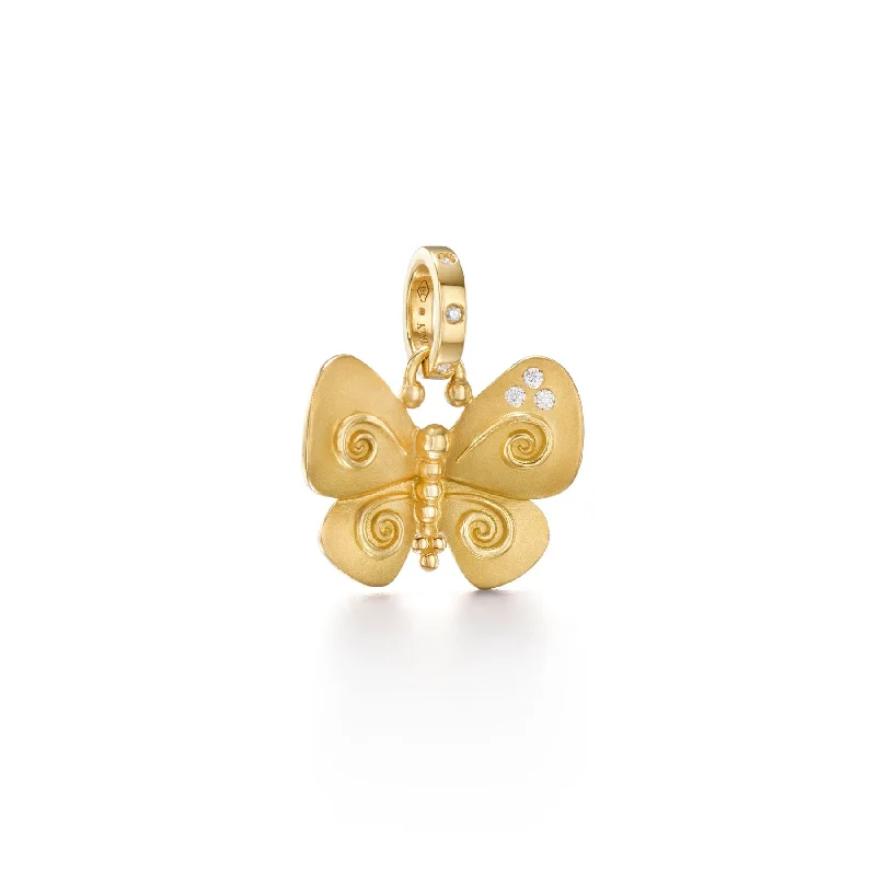 Unmissable Jewelry Clearance – Final Reductions Temple St. Clair Golden Butterfly Pendant
