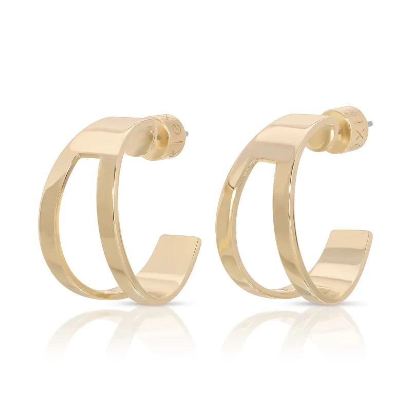 Elegant Necklaces And Bracelets At Limited-Time Offers Theo Cut-Out Tapered Hoops