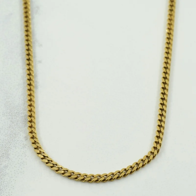 Grab Exquisite Jewelry At The Lowest Prices 10k Yellow Gold Curb Chain | 21" |