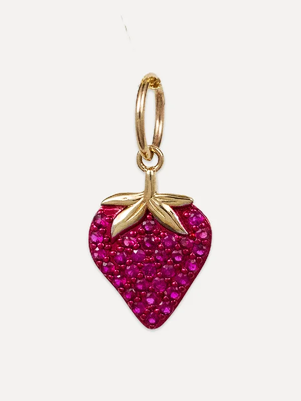 Best Jewelry Deals – Shop Premium Pieces At Great Prices 14K Ruby Strawberry Charm