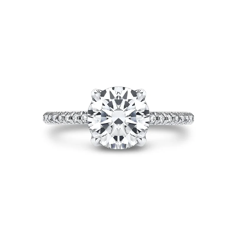 Shop Trending Jewelry With Exclusive Savings 14K White Gold 'Jasmine' Hidden Halo Round Natural Diamonds Natural Diamonds Engagement Ring Shop Trending Jewelry With Exclusive Savings 14K White Gold 'Jasmine' Hidden Halo Round Natural Diamonds Natural Diamonds Engagement Ring
