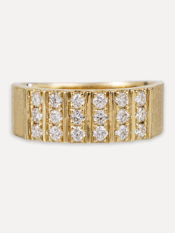 Shop Fine Jewelry With Exclusive Savings 14K Bijoux Diamond Cigar Band