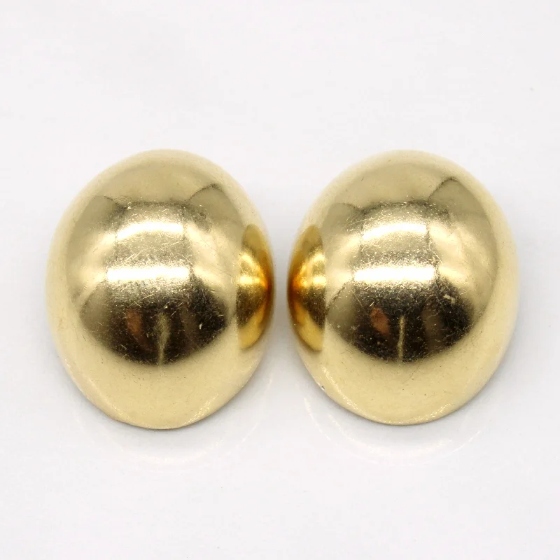 Romantic Heart-Shaped Jewelry For Special Gifts 14k Yellow Gold Clip On Earrings