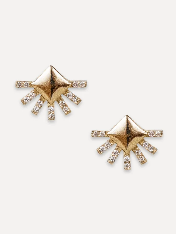 Buy More, Save More On Stunning Jewelry Pieces 14K Diamond Rise Studs