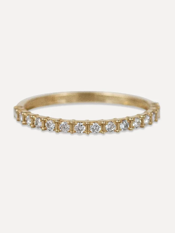 Buy More, Save More – Special Jewelry Discounts 14K Linear Prong Set Diamond Band
