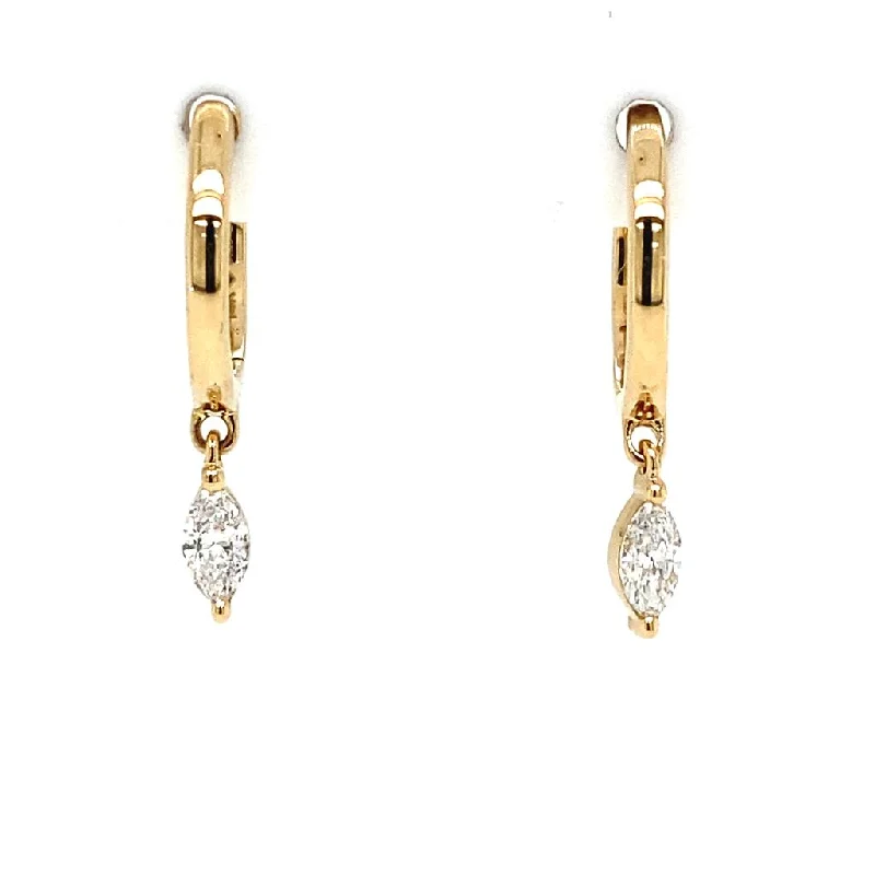 Luxury Jewelry Sale – Elegant Styles At Unbeatable Prices 14K Yellow Gold Marquise Diamond Drop Huggies Luxury Jewelry Sale – Elegant Styles At Unbeatable Prices 14K Yellow Gold Marquise Diamond Drop Huggies