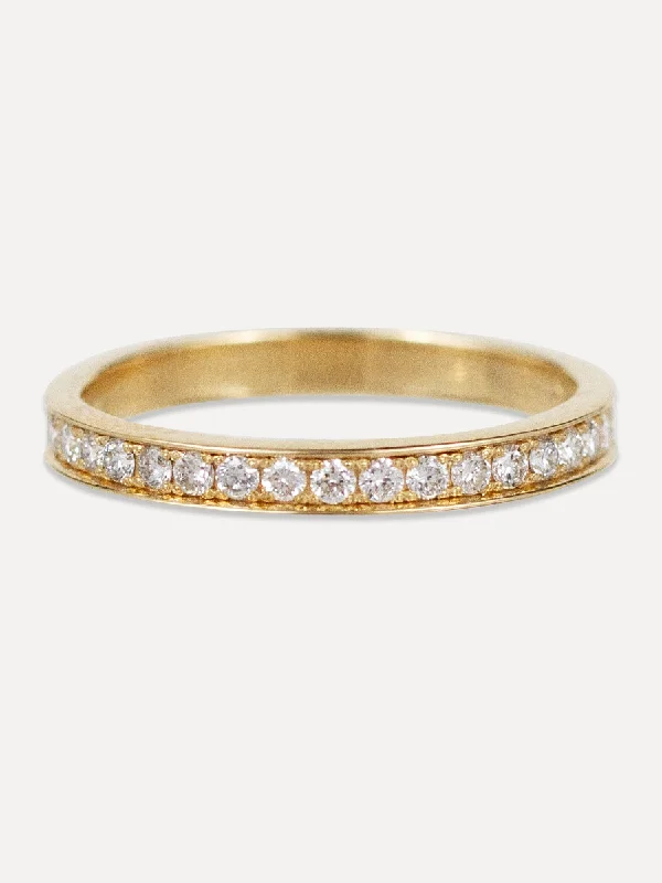 Shop Jewelry That Shines Without The High Price 14K Round Diamond Channel Set Ring