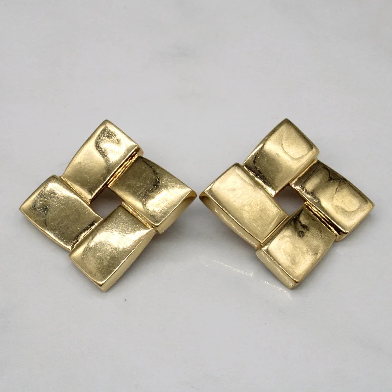 The Ultimate Jewelry Sale – Shop Premium Styles 14k Yellow Gold Square Earrings