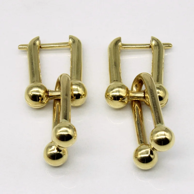 The Ultimate Jewelry Sale – Shop Premium Styles 18k Yellow Gold Chain Link Earrings The Ultimate Jewelry Sale – Shop Premium Styles 18k Yellow Gold Chain Link Earrings