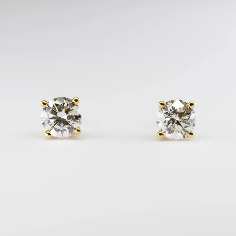 Elegant Jewelry, Exclusive Prices – Shop Now 18k Yellow Gold Diamond Studs | 1.14 ctw Elegant Jewelry, Exclusive Prices – Shop Now 18k Yellow Gold Diamond Studs | 1.14 ctw