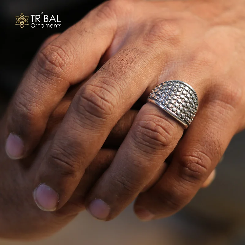 Shop Modern Jewelry Collections With Exclusive Discounts 925 sterling silver heavy stylish ring  men's Jewelry sr758