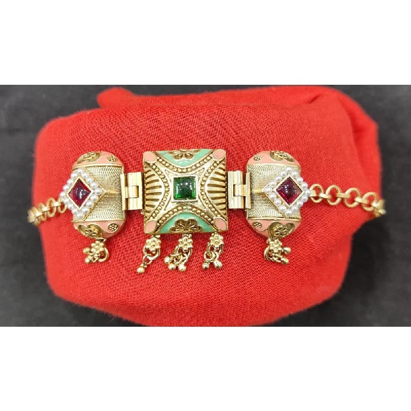 Timeless Elegance, Temporary Discounts – Act Fast Akruti Collection Gold Plated Pota Stone Bajuband Timeless Elegance, Temporary Discounts – Act Fast Akruti Collection Gold Plated Pota Stone Bajuband
