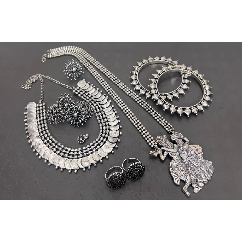 Timeless Jewelry, Timeless Savings – Don't Wait Akruti Collection Silver Plated Combo Set Timeless Jewelry, Timeless Savings – Don't Wait Akruti Collection Silver Plated Combo Set