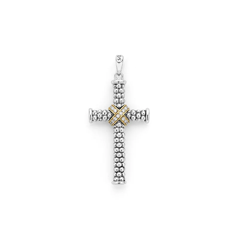 Elegant Jewelry At Unbeatable Offers – Shop Before It's Gone Anthem Two-Tone Diamond Cross Amulet Elegant Jewelry At Unbeatable Offers – Shop Before It's Gone Anthem Two-Tone Diamond Cross Amulet