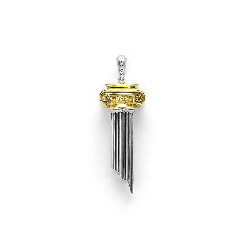 Seasonal Jewelry Sale – Upgrade Your Style Today Anthem Two-Tone Column Amulet