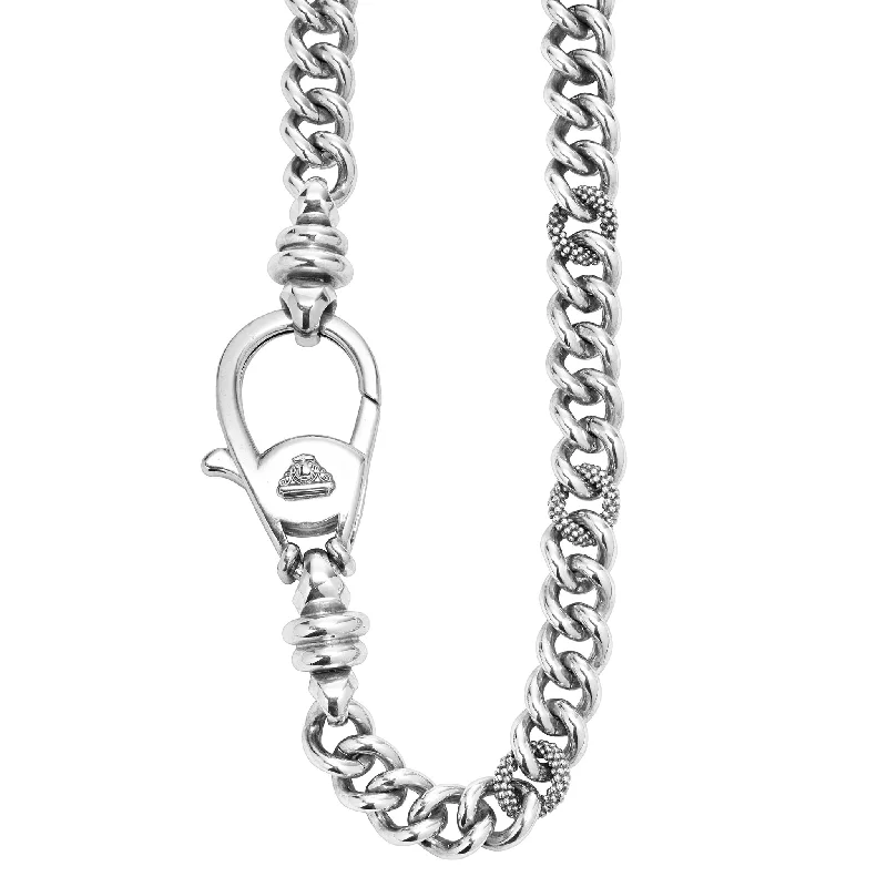 Personalized Jewelry At Special Discount Rates Anthem Caviar Beaded Chain Necklace | 12mm Personalized Jewelry At Special Discount Rates Anthem Caviar Beaded Chain Necklace | 12mm