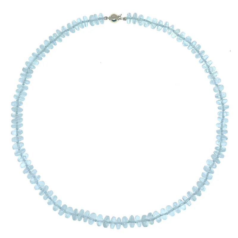 Handcrafted Jewelry Sale – Unique Designs At Low Prices Beaded Aquamarine Necklace