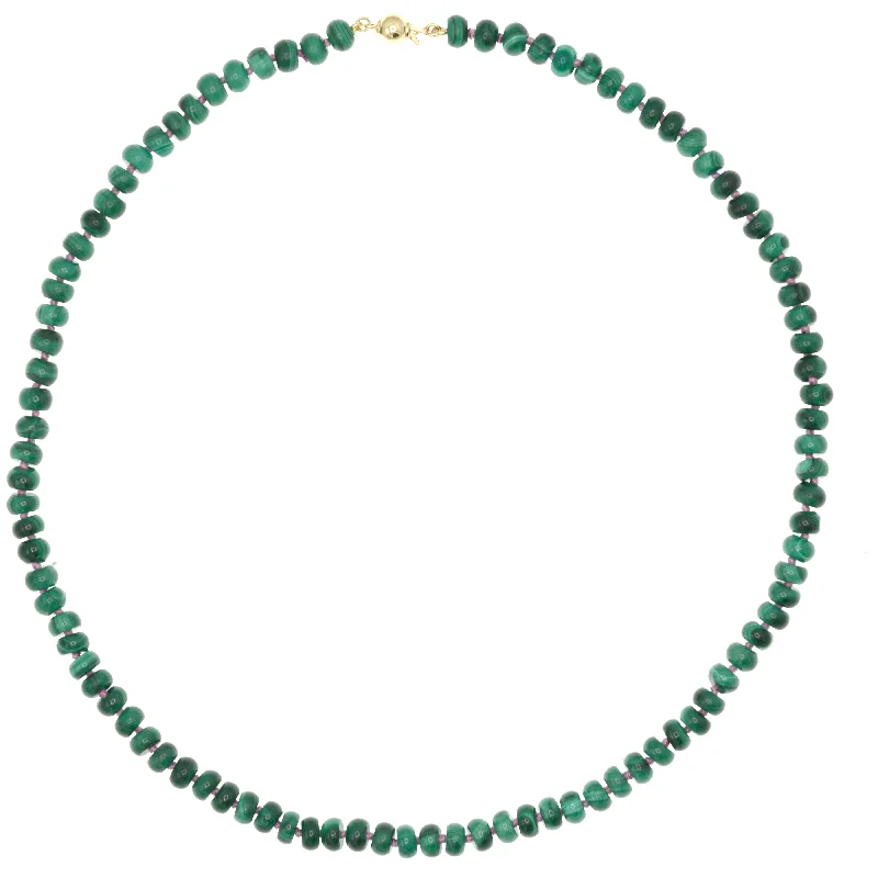 Exclusive Jewelry Sale – Shine For Less Beaded Malachite Necklace