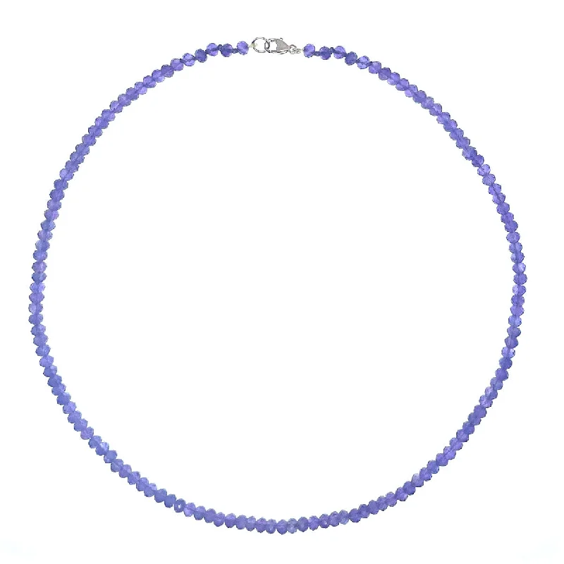 Personalized Jewelry At Special Discount Rates Beaded Mini Amethyst Necklace - Faceted Personalized Jewelry At Special Discount Rates Beaded Mini Amethyst Necklace - Faceted