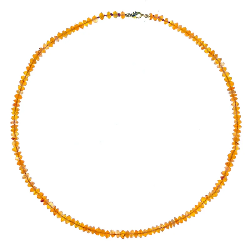 Shop Trending Jewelry With Exclusive Savings Beaded Mini Carnelian Necklace - Light Color Shop Trending Jewelry With Exclusive Savings Beaded Mini Carnelian Necklace - Light Color