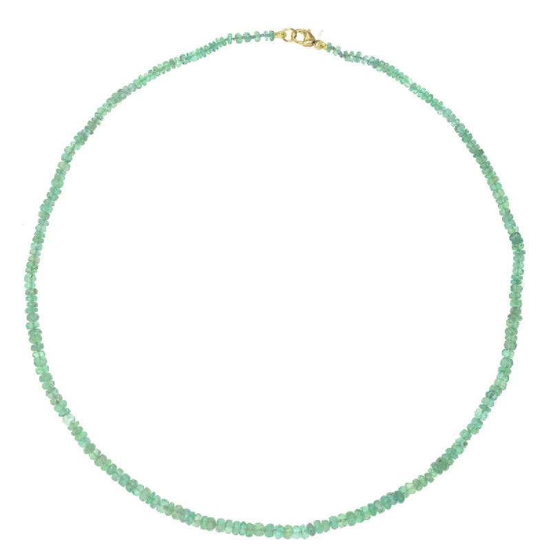 Exclusive Online Discounts On Stylish Jewelry Beaded Mini Emerald Necklace