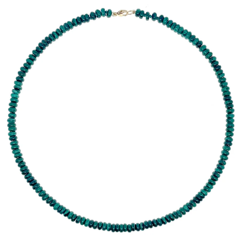 Flash Sale On Exquisite Jewelry – Don't Miss Out Beaded Mini Malachite Necklace