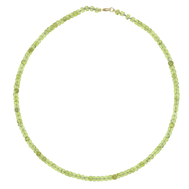 Exclusive Jewelry Discounts – Shop Now For Savings Beaded Mini Peridot Necklace