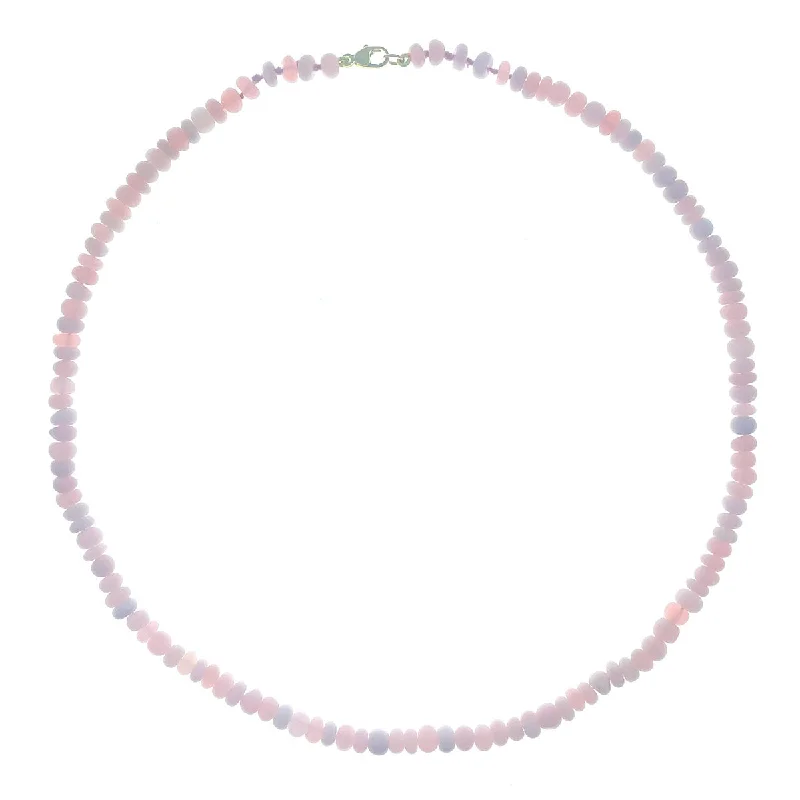 Holiday Jewelry Sale – Perfect Gifts At Great Prices Beaded Mini Pink Opal Necklace