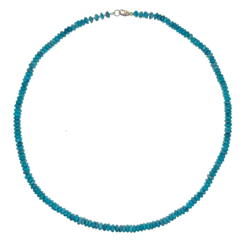 Luxury Jewelry Sale – Sparkle For Less Beaded Mini Turquoise Necklace