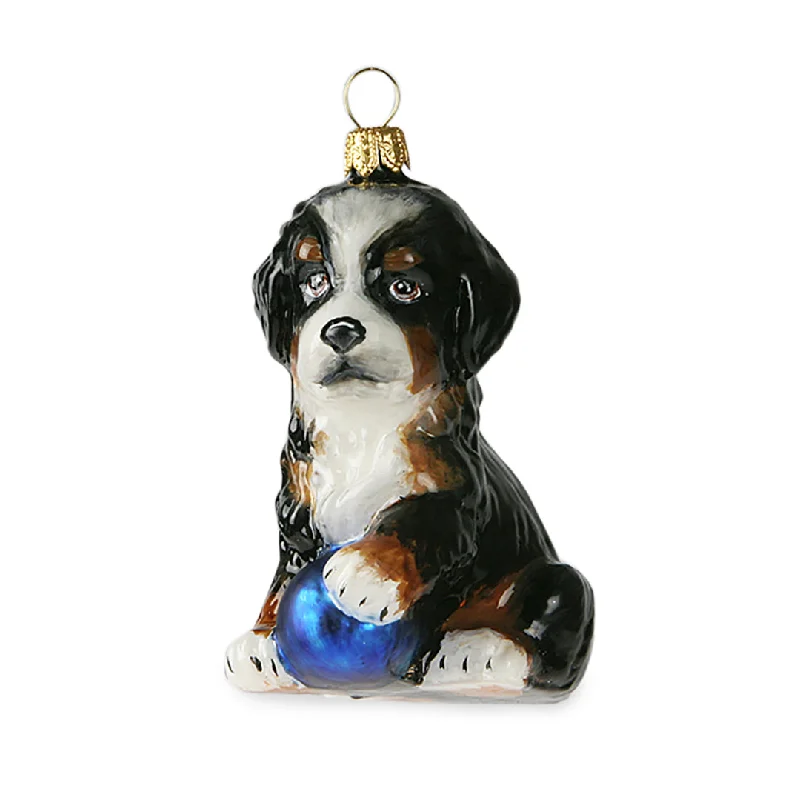 Personalized Engraved Jewelry For Meaningful Gifts Bernese Puppy Ornament