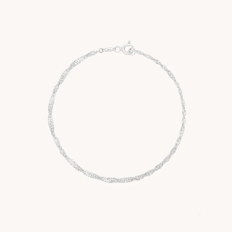 Affordable Elegance – Special Jewelry Sale Now Live Bold Astrid Chain Bracelet in Solid White Gold Affordable Elegance – Special Jewelry Sale Now Live Bold Astrid Chain Bracelet in Solid White Gold