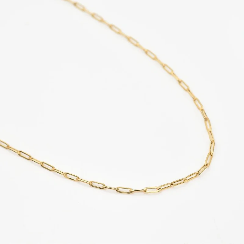 High-End Jewelry, Now More Affordable Than Ever Bold Paperclip Chain in 9K Gold