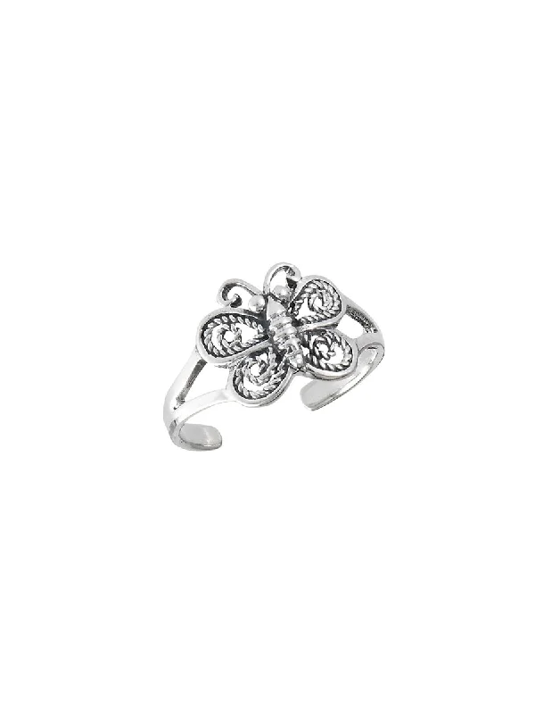 Shop Fine Jewelry With Amazing Deals Filigree Butterfly Toe Ring