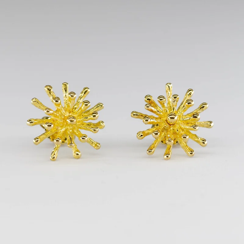 Shop Dazzling Jewelry At The Best Prices 'Cavelti' Burst 18k Earrings |
