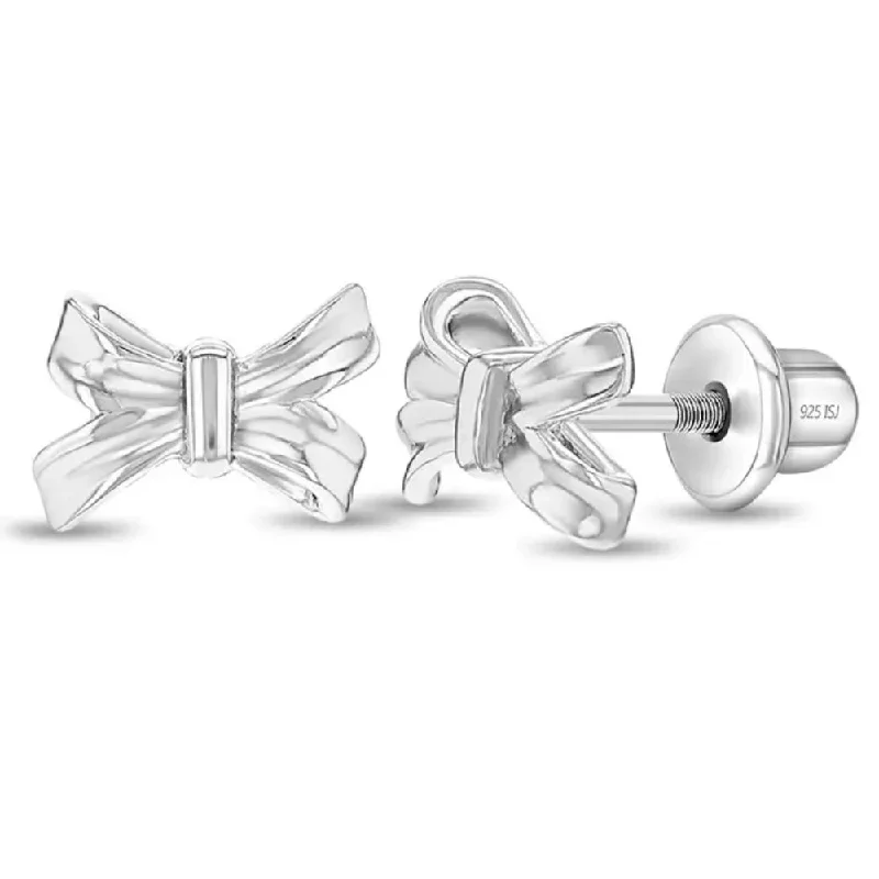 Premium Jewelry At Promotional Prices – Shine Today Children's Sterling Silver Bow Stud Earrings Premium Jewelry At Promotional Prices – Shine Today Children's Sterling Silver Bow Stud Earrings