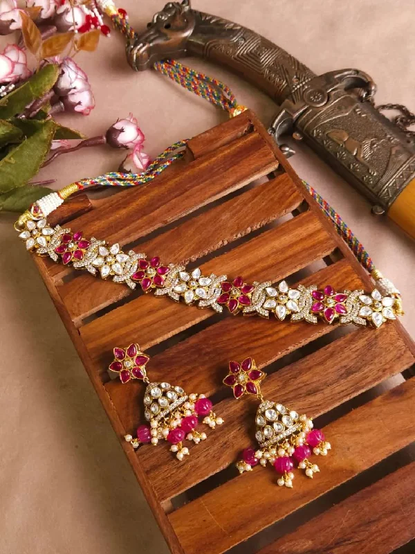 Limited-Stock Jewelry Sale – Once It's Gone, It's Gone Choker Kundan Necklace Set