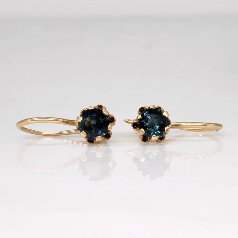 Big Savings On Your Favorite Jewelry Pieces Colour Change Synthetic Sapphire Earrings | 1.60ctw | Big Savings On Your Favorite Jewelry Pieces Colour Change Synthetic Sapphire Earrings | 1.60ctw |