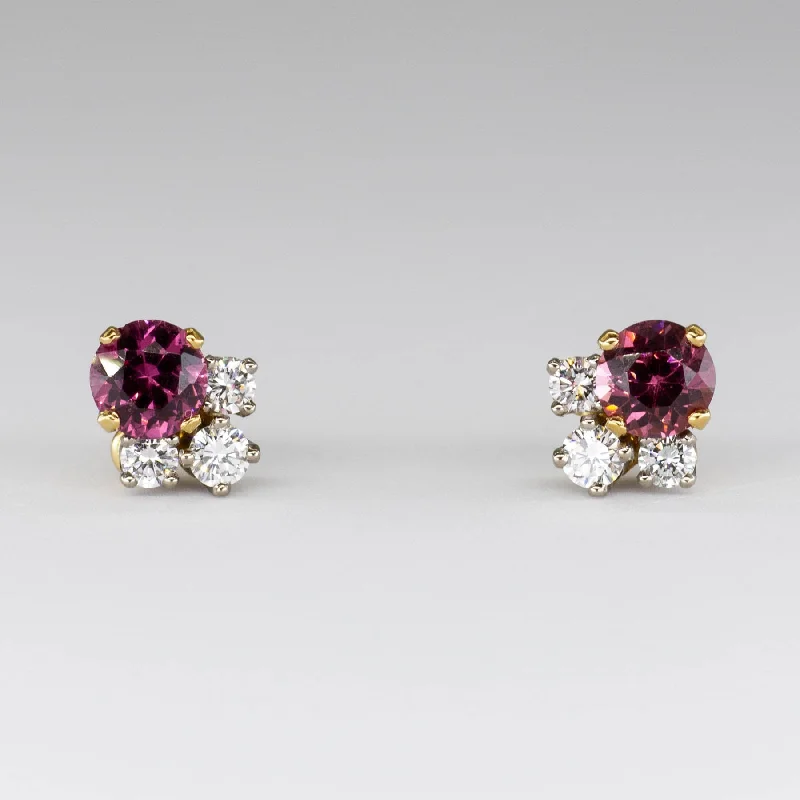 Don't Miss Our Biggest Jewelry Sale Of The Season 'Cavelti' Tourmaline and Diamond Earrings |1.0ctw|0.4 ctw| Don't Miss Our Biggest Jewelry Sale Of The Season 'Cavelti' Tourmaline and Diamond Earrings |1.0ctw|0.4 ctw|