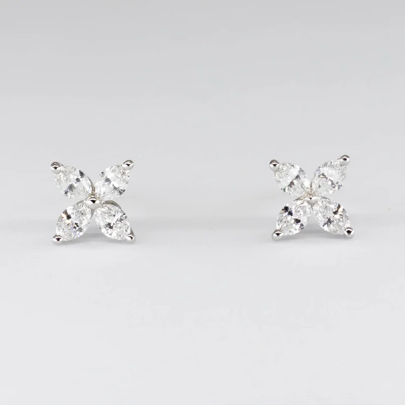 Affordable Glamour – Premium Jewelry At Special Prices 'Tiffany & Co.' Victoria Diamond Earrrings in Platinum | 0.64ctw | Affordable Glamour – Premium Jewelry At Special Prices 'Tiffany & Co.' Victoria Diamond Earrrings in Platinum | 0.64ctw |