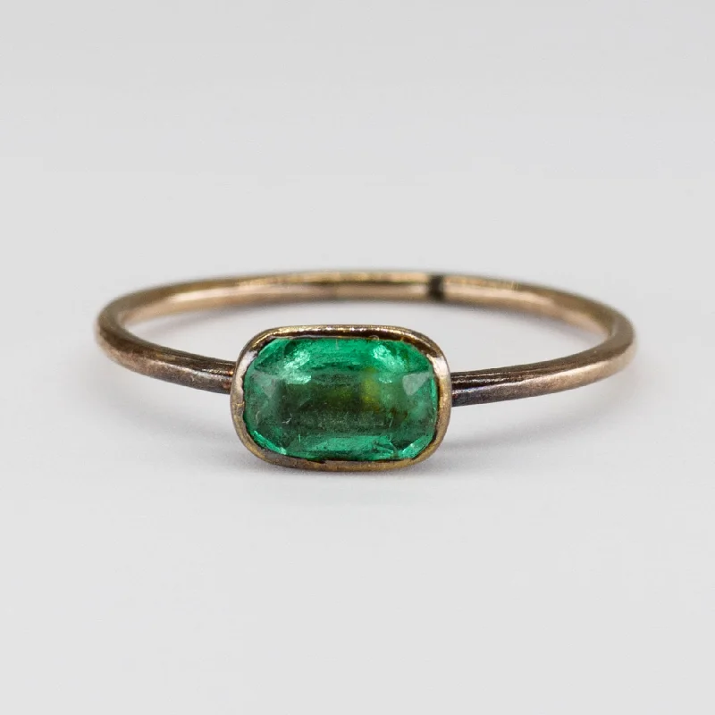 Gorgeous Jewelry, Limited-Time Savings Antique Georgian Emerald Ring | SZ 5 | 0.50 ct