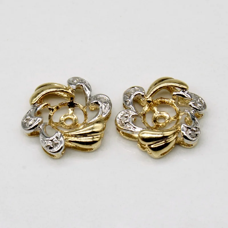 Last Chance To Shop High-End Jewelry At Markdown Prices Diamond Earring Jackets | 0.04ctw | Last Chance To Shop High-End Jewelry At Markdown Prices Diamond Earring Jackets | 0.04ctw |