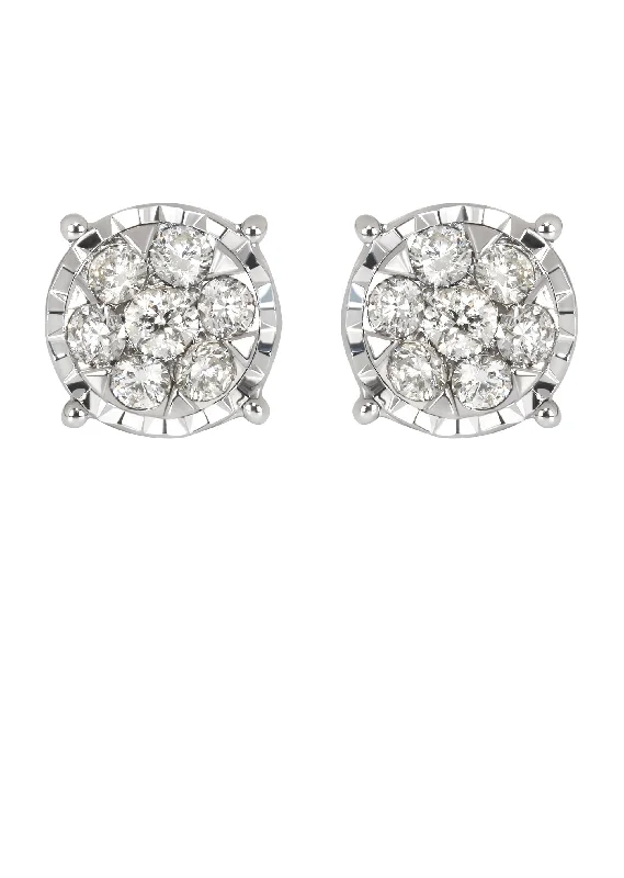 Special Offers On Handcrafted And Designer Jewelry Mens Stud Diamond Earrings | 0.6 Carats 14K White Gold Special Offers On Handcrafted And Designer Jewelry Mens Stud Diamond Earrings | 0.6 Carats 14K White Gold