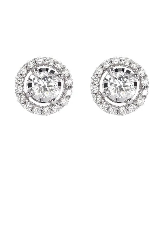 Unique Jewelry Designs Now At Discounted Rates Mens Stud Diamond Earrings | 1.25 Carats 14K White Gold Unique Jewelry Designs Now At Discounted Rates Mens Stud Diamond Earrings | 1.25 Carats 14K White Gold
