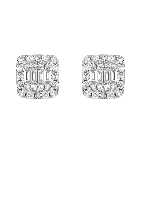 Buy More, Save More On Stunning Jewelry Pieces Mens Stud Diamond Earrings | 1.3 Carats 14K White Gold Buy More, Save More On Stunning Jewelry Pieces Mens Stud Diamond Earrings | 1.3 Carats 14K White Gold