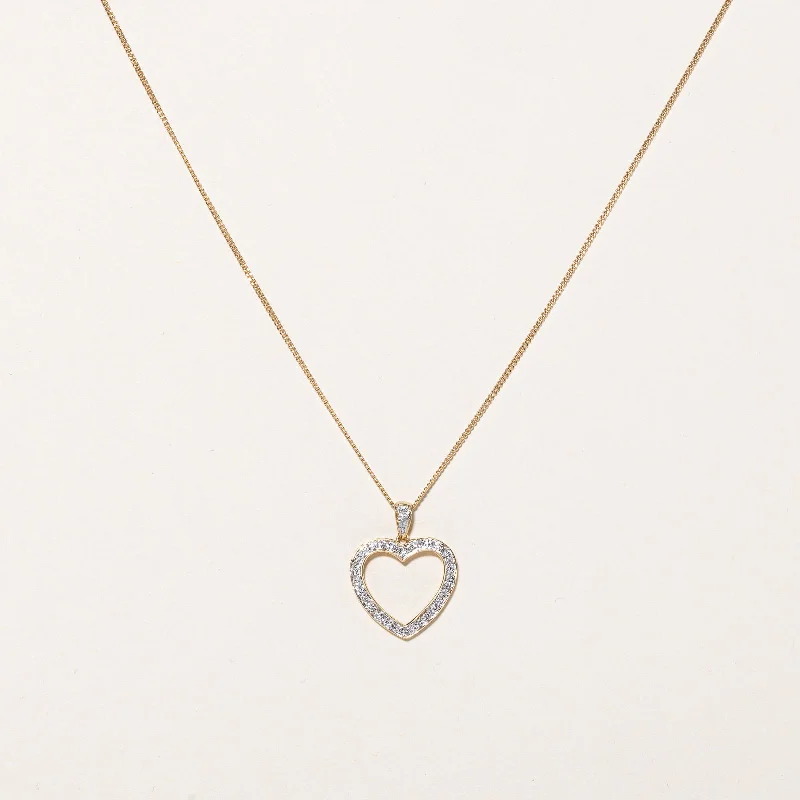 Special Deals On Handcrafted And Designer Jewelry Diamond Heart Necklace | 0.17ctw | 18" | Special Deals On Handcrafted And Designer Jewelry Diamond Heart Necklace | 0.17ctw | 18" |