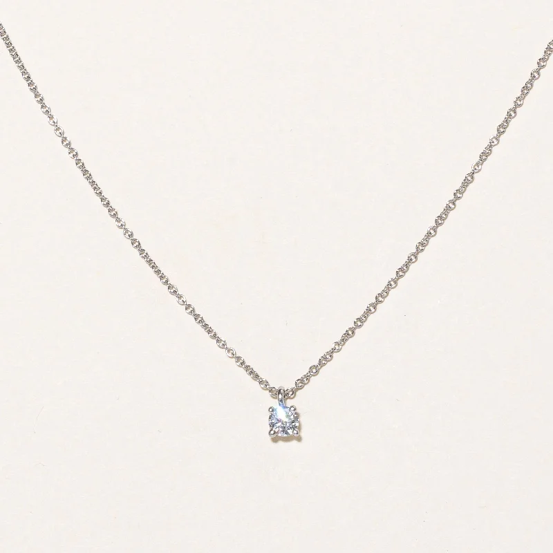 Shop Dazzling Jewelry With Special Promotional Discounts Solitaire Diamond Necklace | 0.18ct | 15.5" | Shop Dazzling Jewelry With Special Promotional Discounts Solitaire Diamond Necklace | 0.18ct | 15.5" |