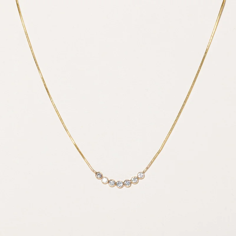 Luxury Jewelry Now At Special Promotional Rates Diamond Scoop Pendant Necklace | 0.84ctw | 16.5" | Luxury Jewelry Now At Special Promotional Rates Diamond Scoop Pendant Necklace | 0.84ctw | 16.5" |